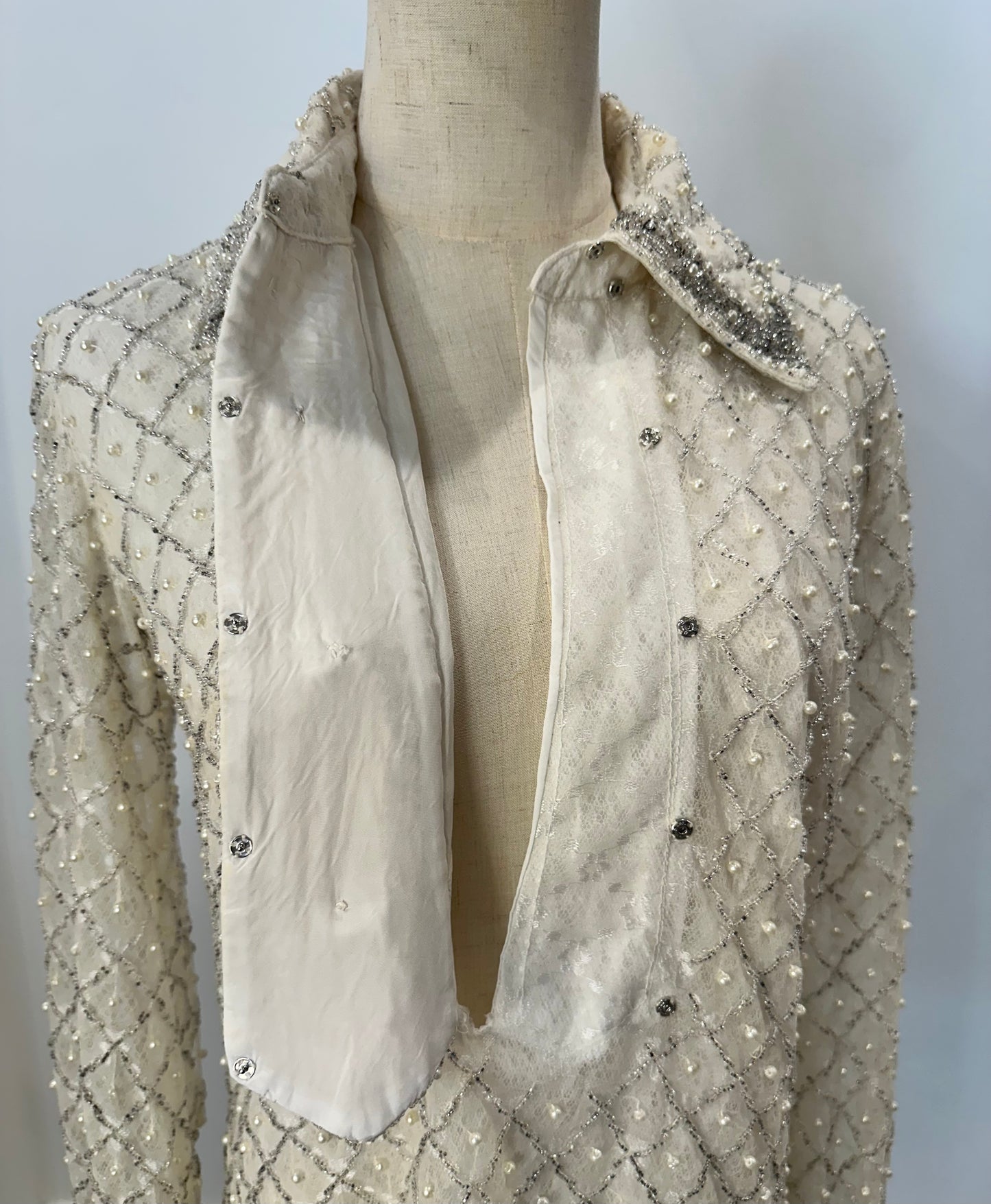 SOLD! 1960's/70's OOAK Beaded Tunic Top.
