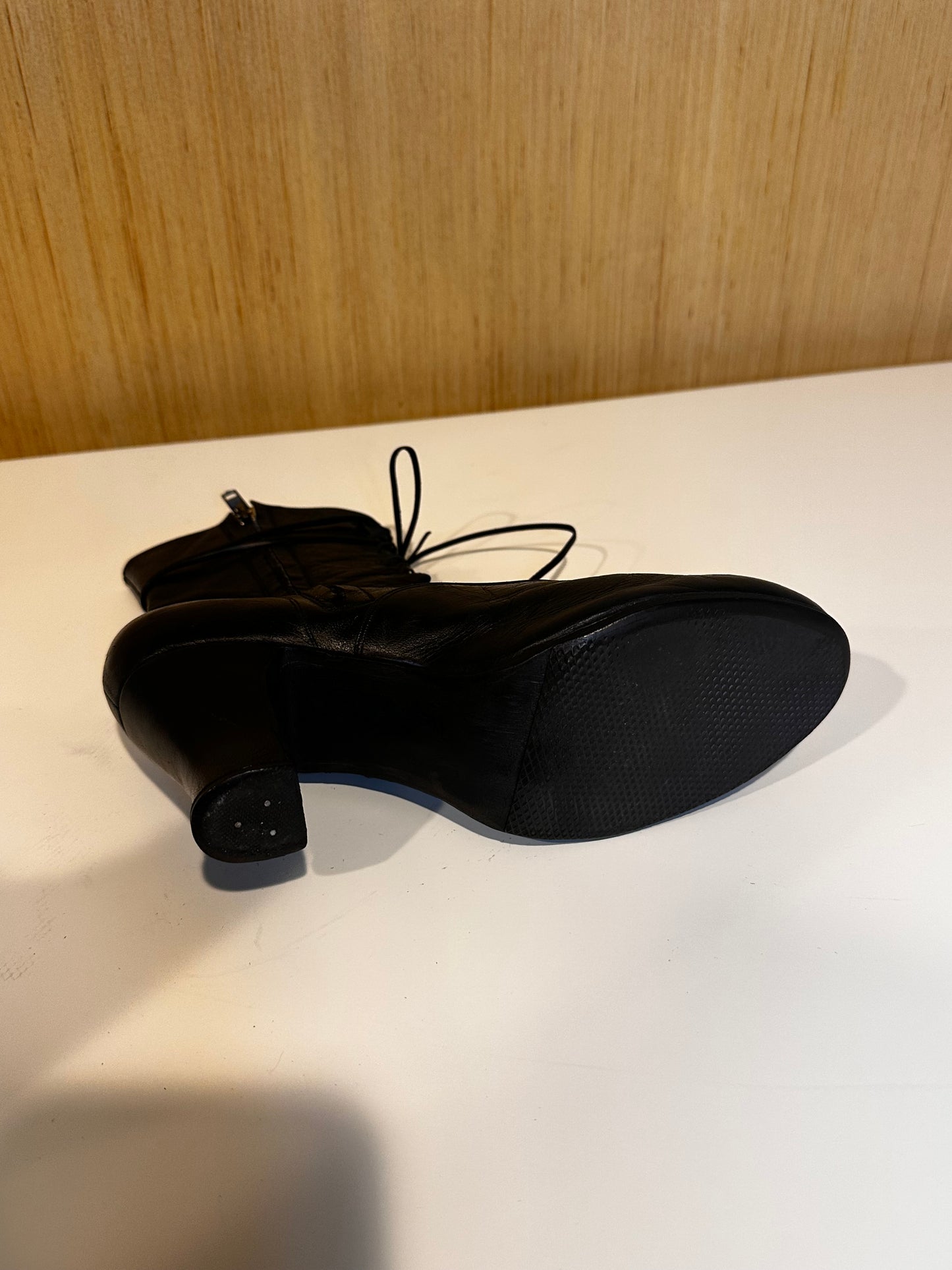 Victorian Style Black Boots Perfect for Witch's Costume 7.5/8