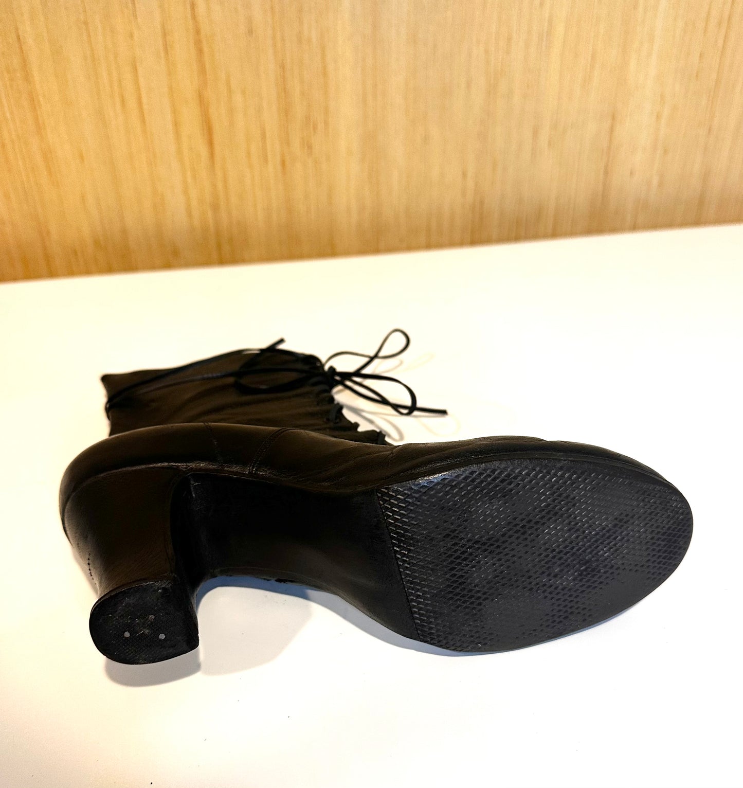 Victorian Style Black Boots Perfect for Witch's Costume 7.5/8